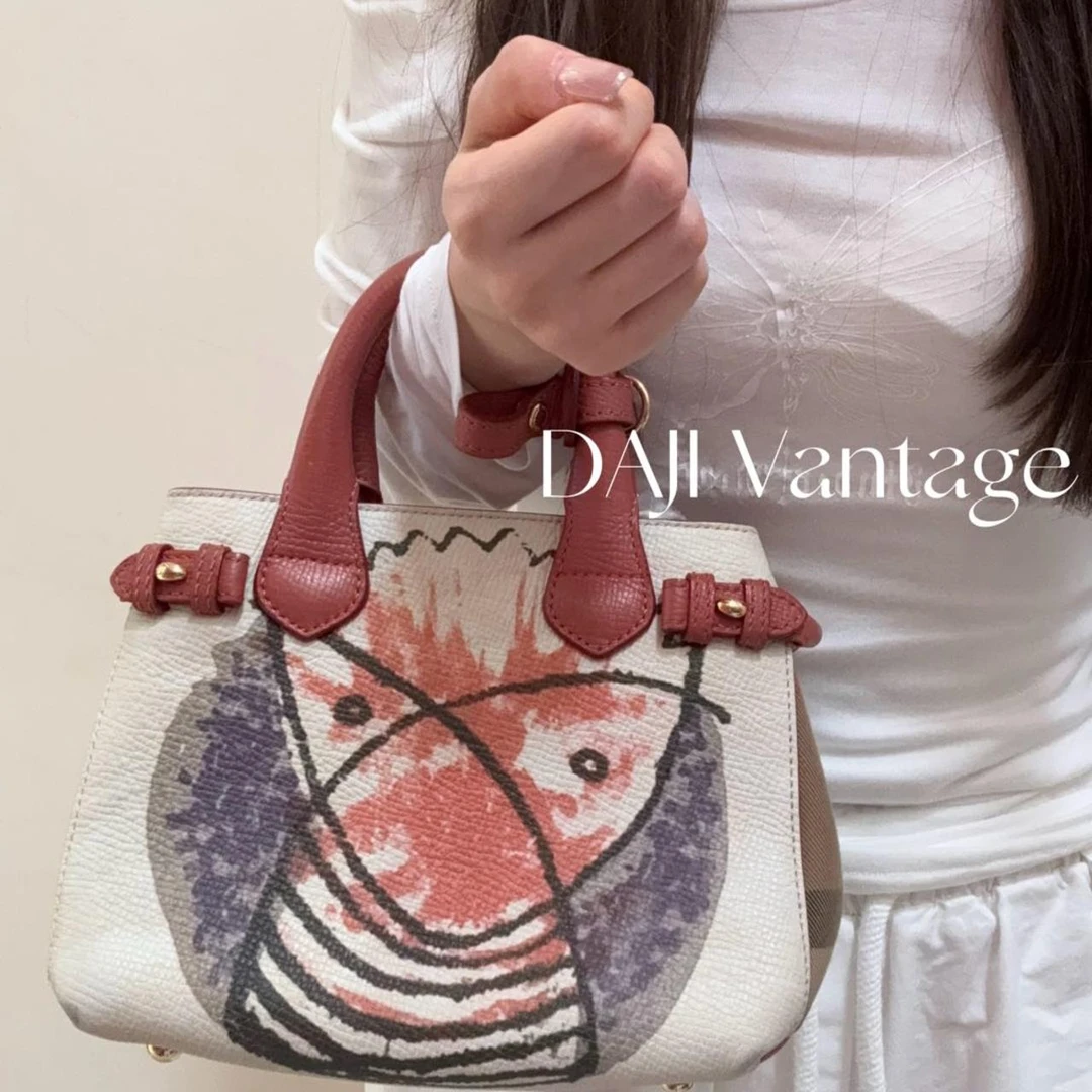 95新 BURBERRY/博柏利 大吉中古/Burberry班纳手提包