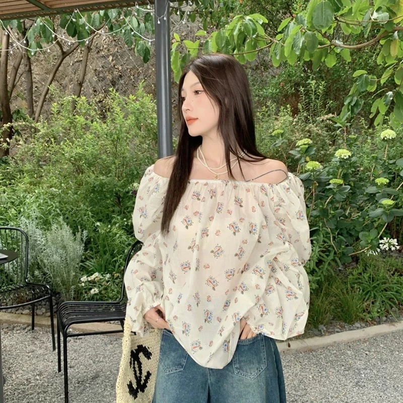 693 A法式复古短袖衬衫女夏2025新款宽松百搭