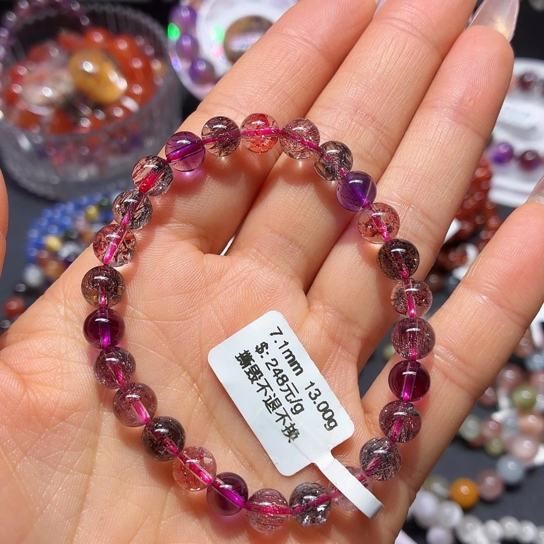 未镶嵌水晶手链天然