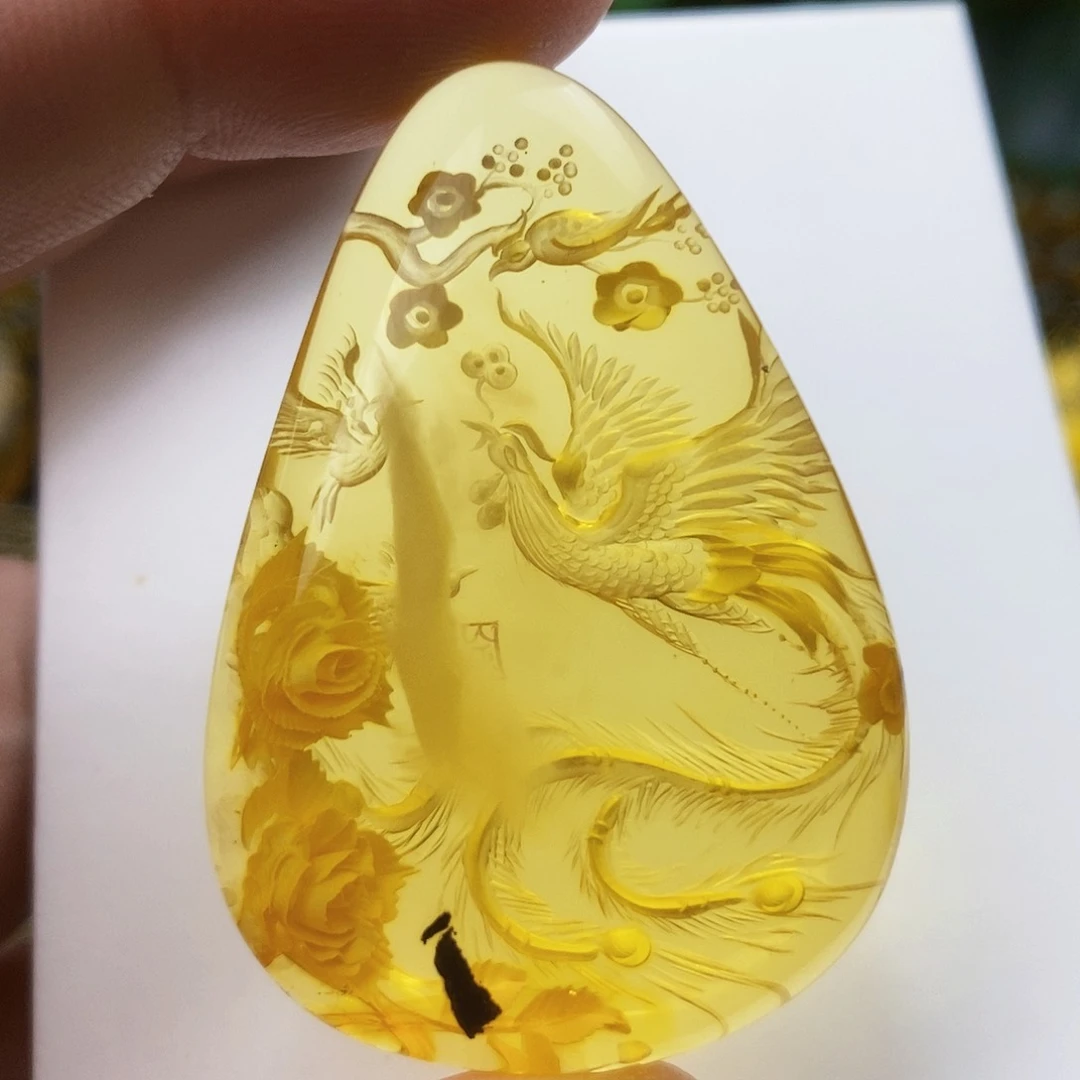 【闪购商品】金珀吊坠(不含链)未镶嵌