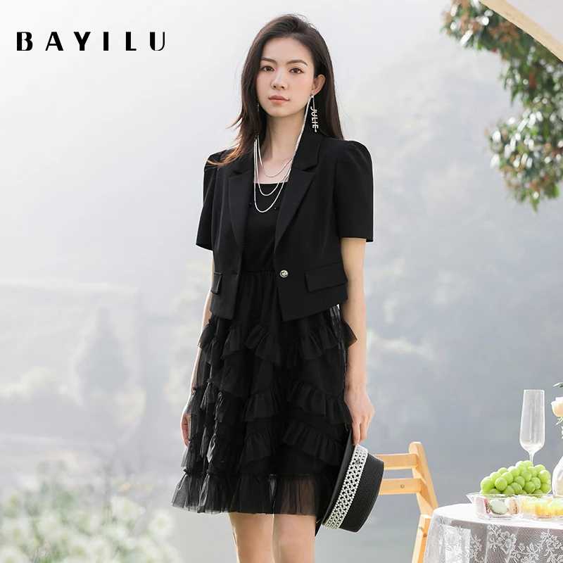 【瑶瑶】芭依璐女装夏季新款时尚套装86TZ661