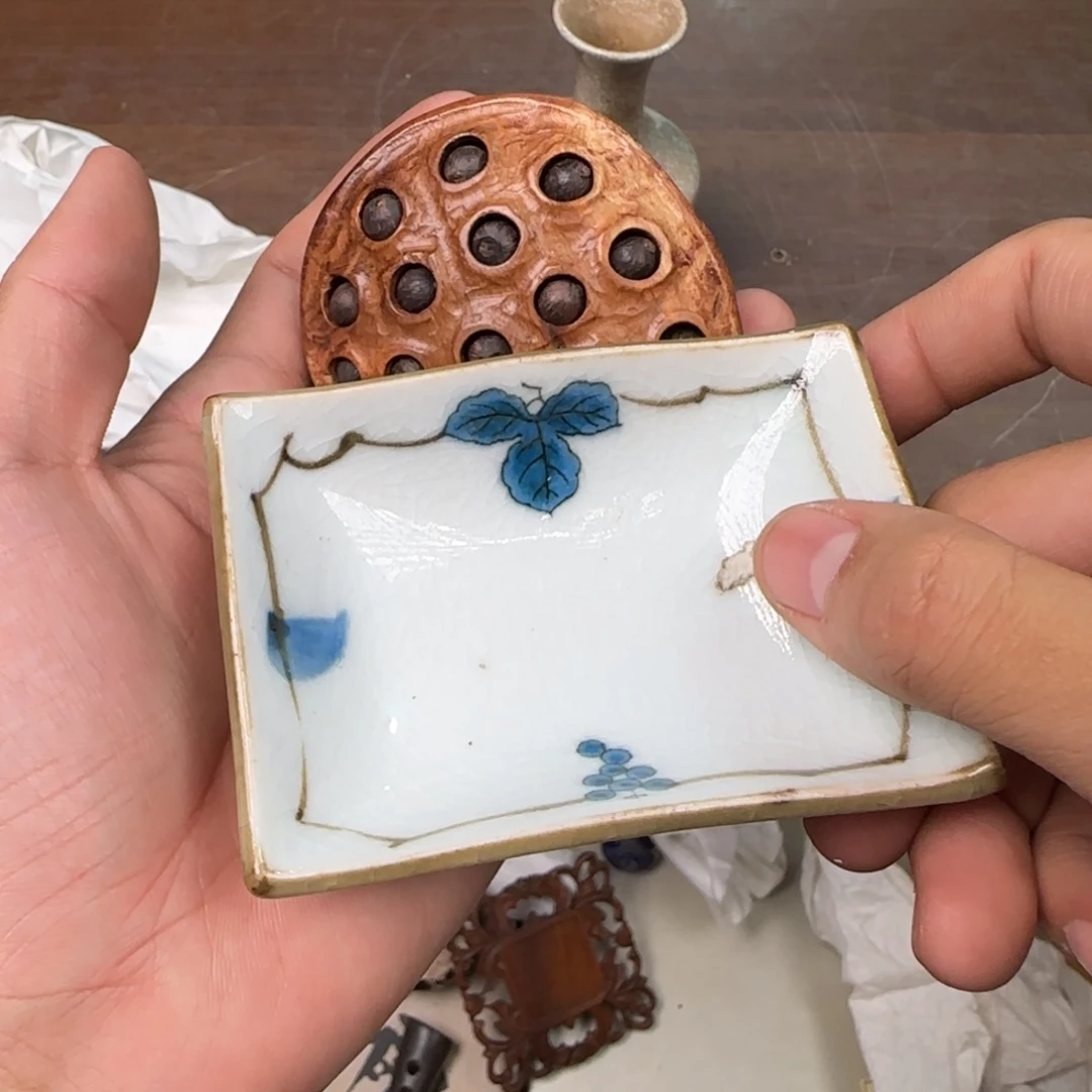【***明陶瓷孤品单件车里拍