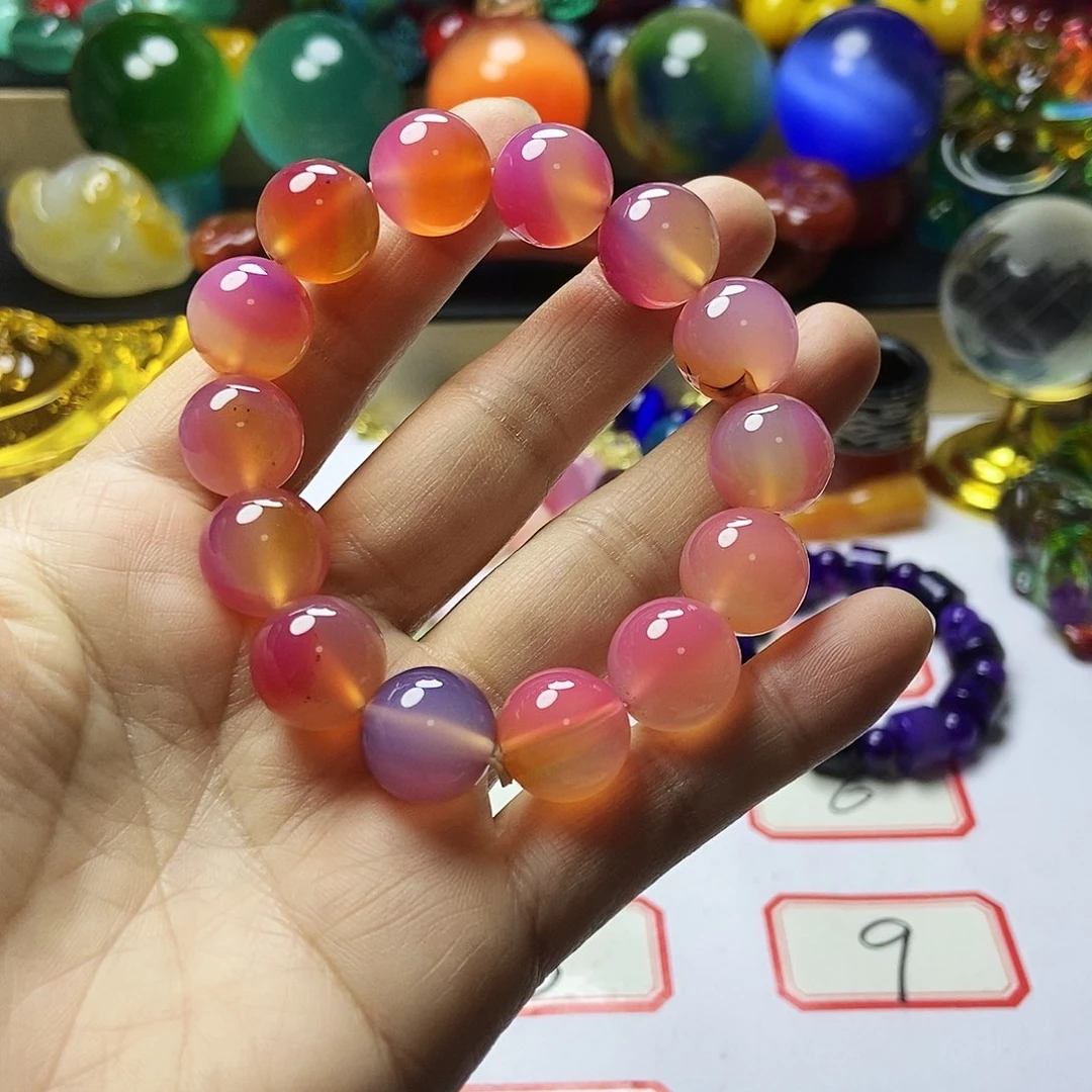 玛瑙/玉髓手链未镶嵌雪**绘