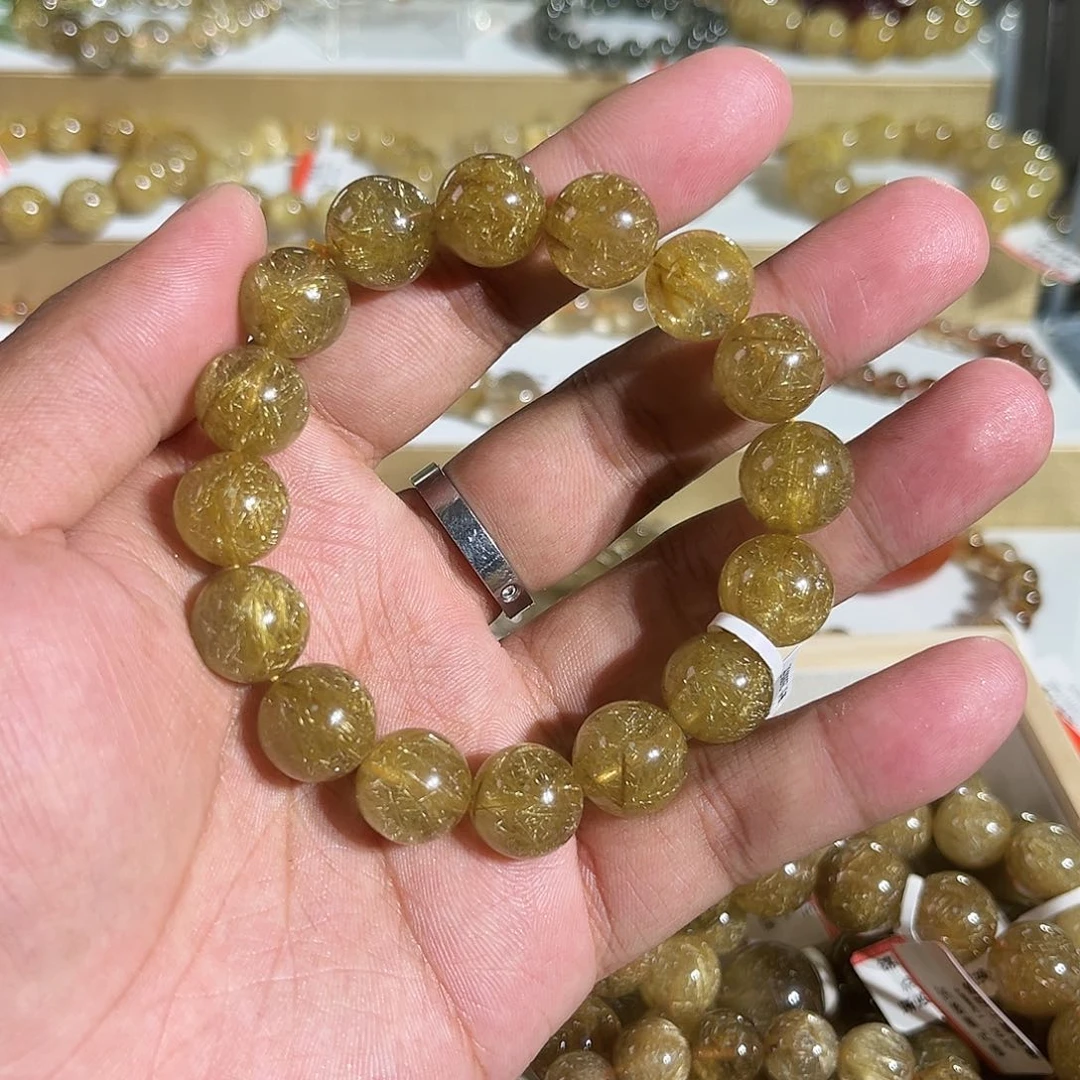 水晶手链未镶嵌晶莹剔透