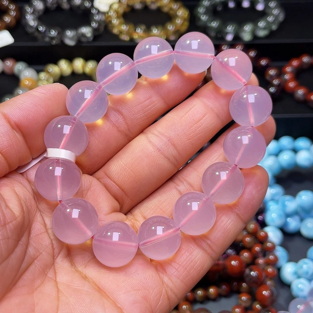 手链水晶未镶嵌粉水晶