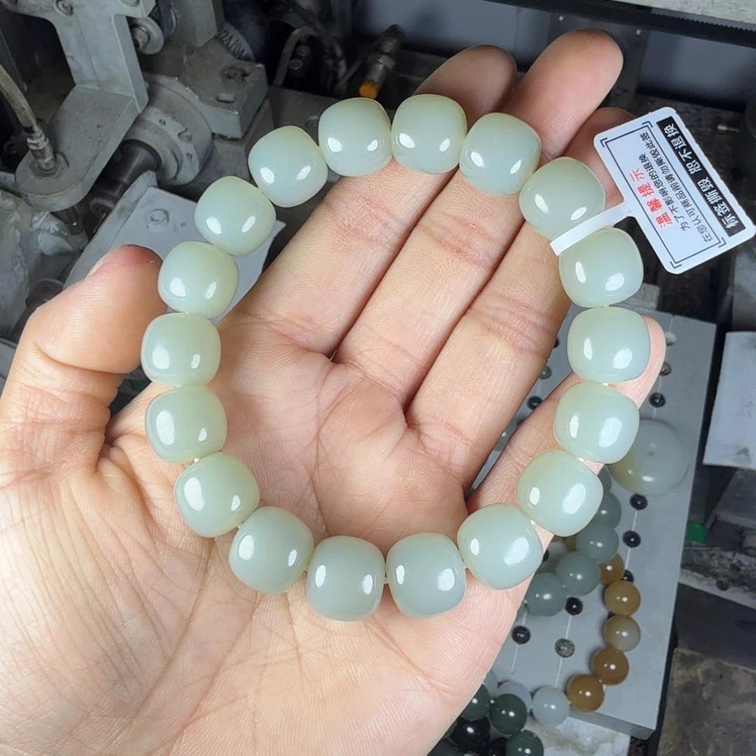 和田玉未镶嵌手链