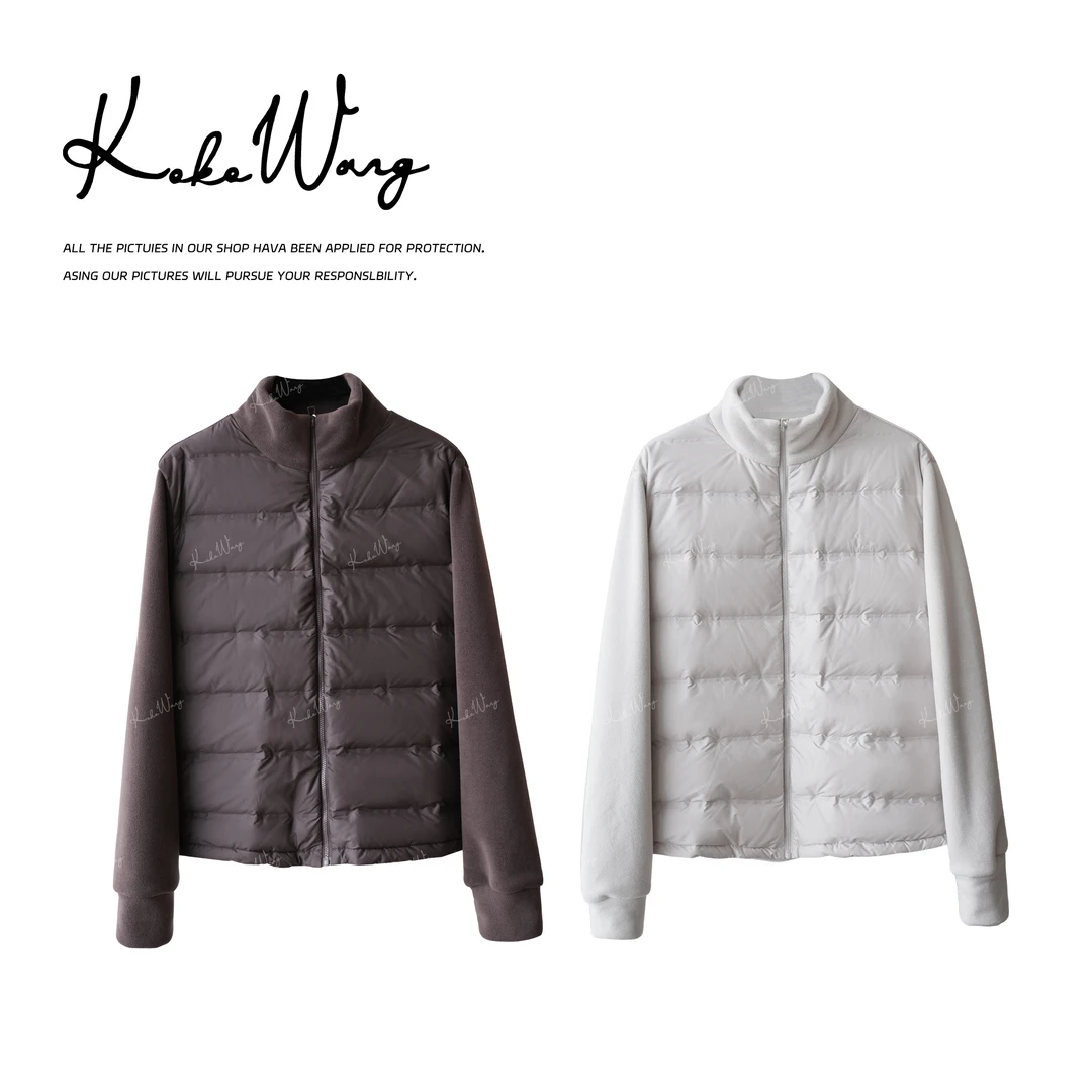 KOKO WANG【北欧旅人】秋冬新款时尚洋气保暖白鹅绒外套N7155I02W41