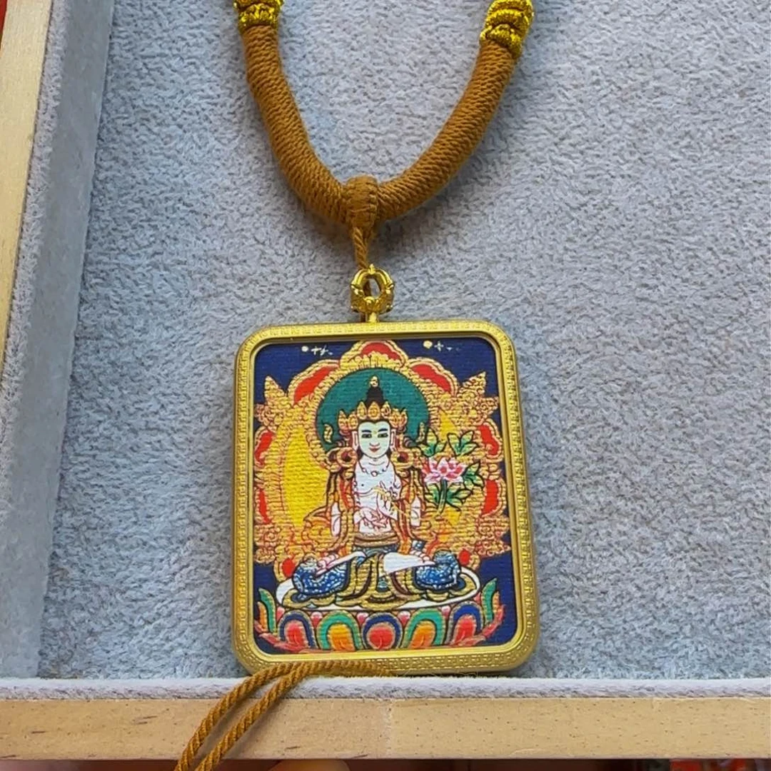 吊坠大势至。 五路绳子