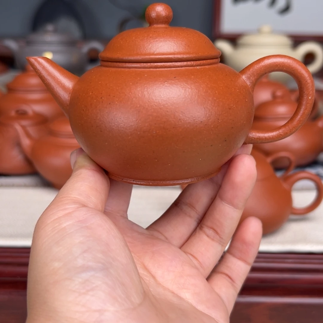 茶壶紫砂宝山红泥160