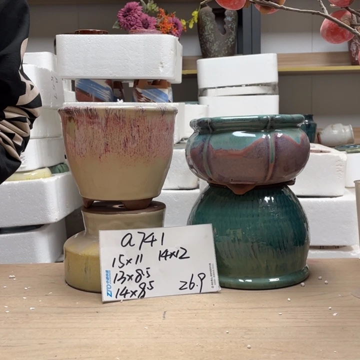 粗陶多肉花盆微瑕741