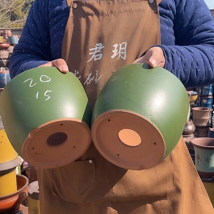 紫砂紫砂花盆盆栽