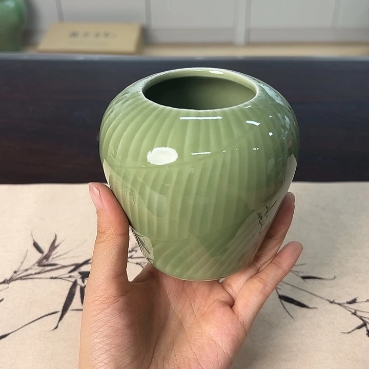 龙泉云间青瓷小米茶器