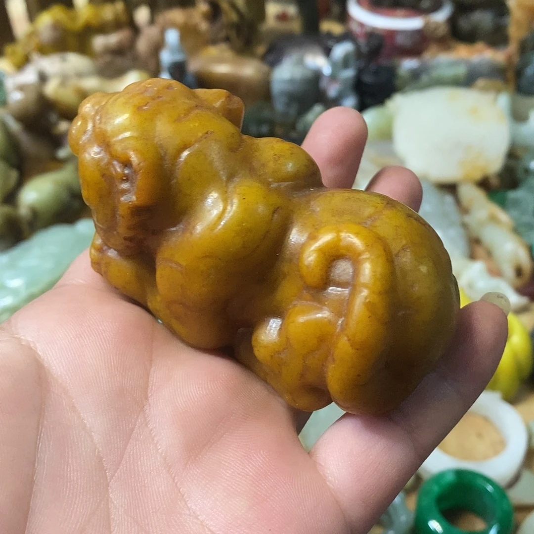 和田玉（糖玉）未镶嵌挂件玉器玉器玉器摆件