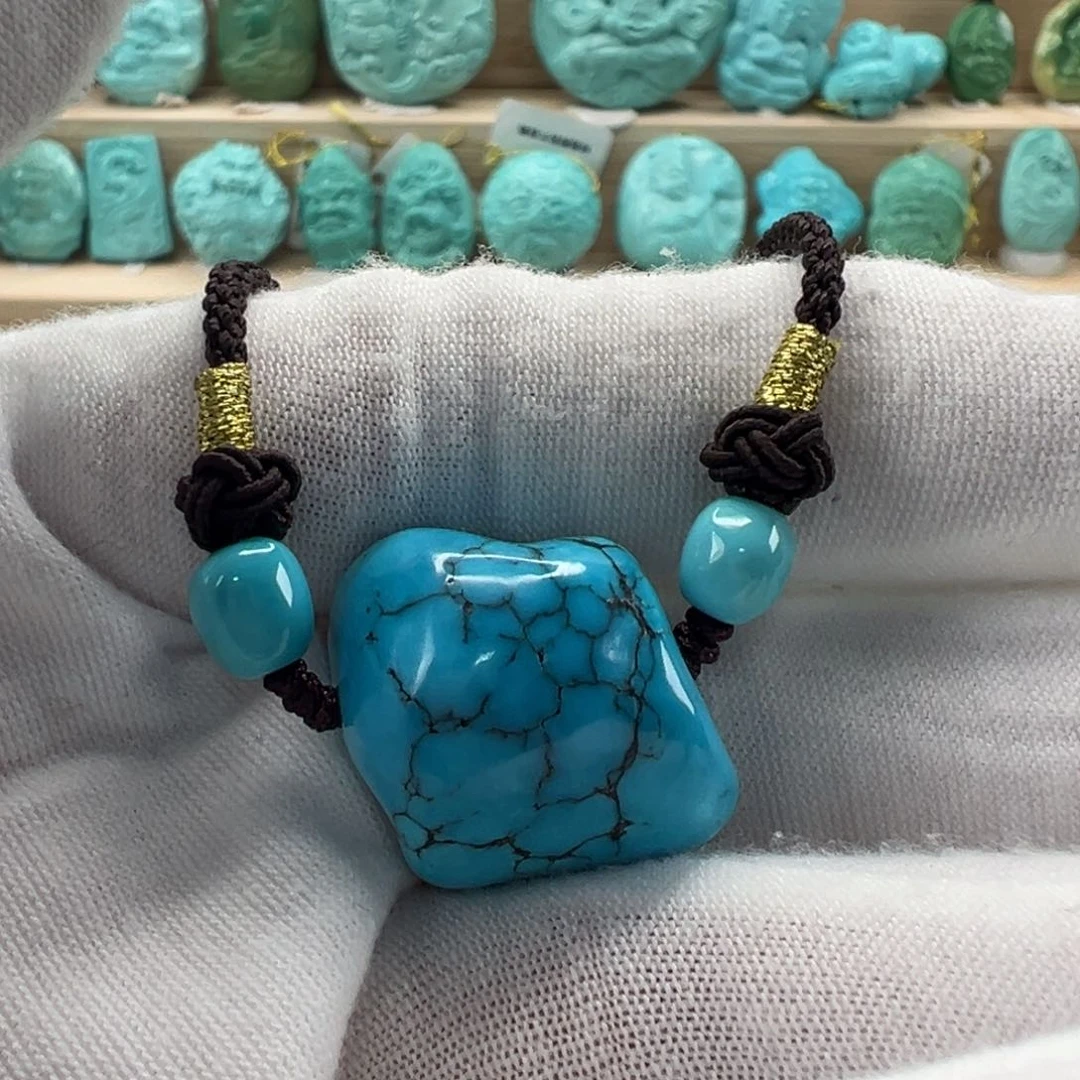 未镶嵌绿松石随形19.5mm