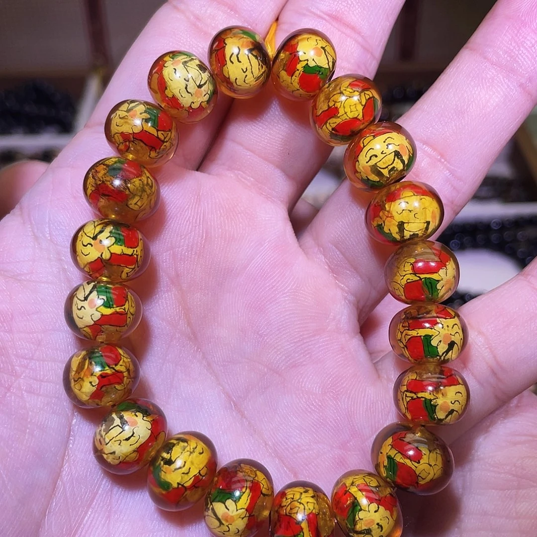 琥珀未镶嵌裸石12+抚顺琥珀内画