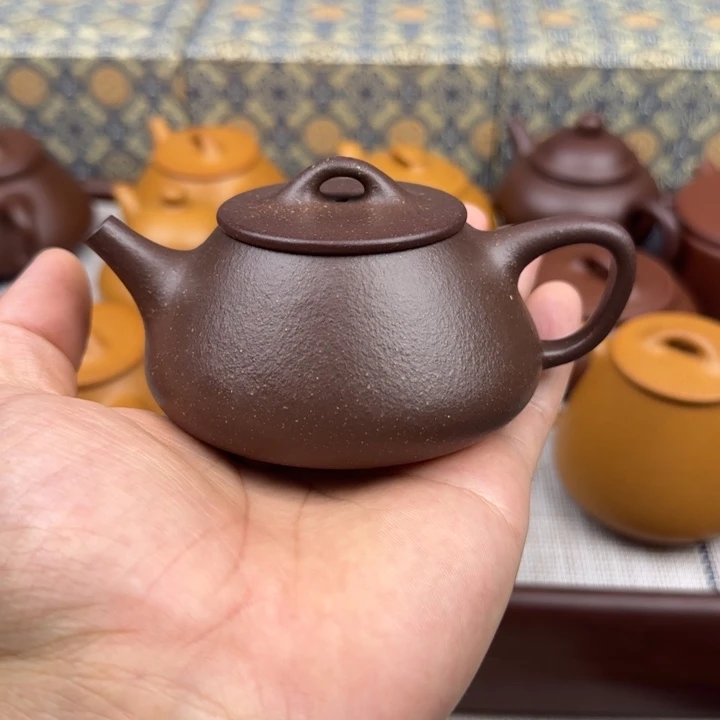 茶壶紫砂大水潭天青紫泥