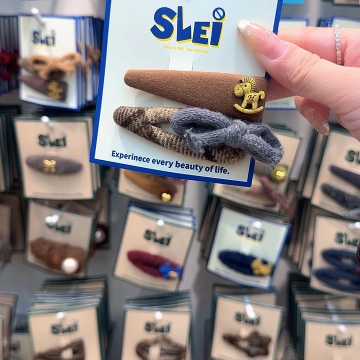 南瓜色小马掰掰夹ab