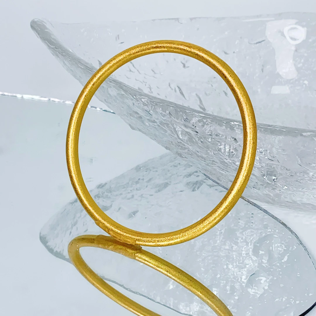 复古古法素圈男女同款镯包挂件1 DD