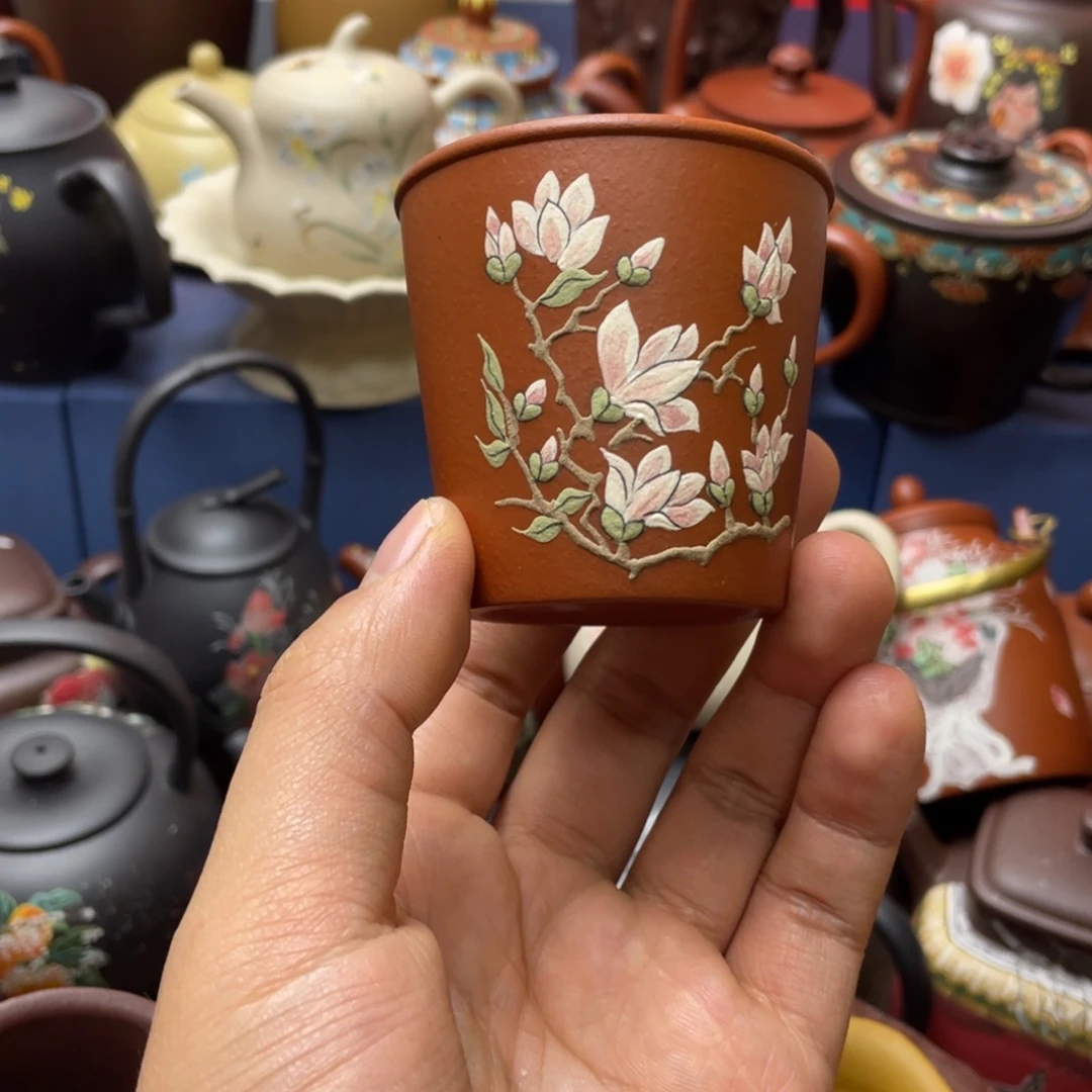 紫砂茶杯紫砂主人杯