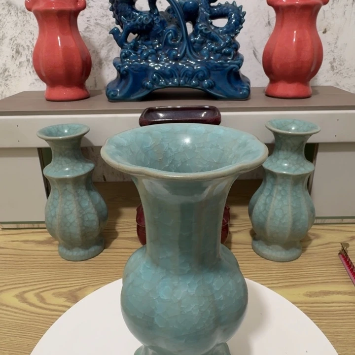 瓷片手工制作陶瓷摆件