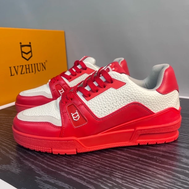 厚底拼色痞帅休闲板鞋时尚厚底黑板鞋运动鞋篮球鞋干净感痞帅男鞋