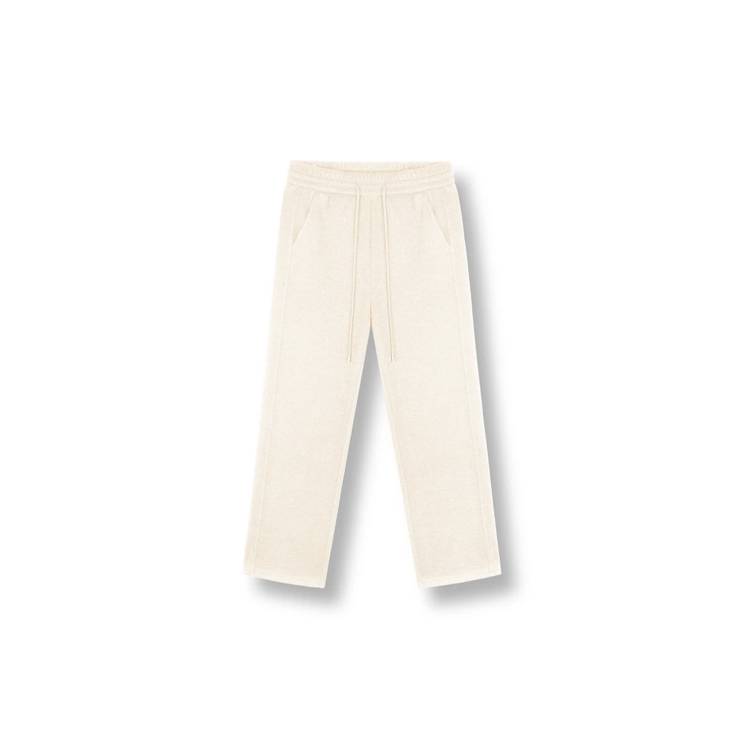 【晓倩】冬季新款加绒加厚休闲直筒裤（56312-1）米色【1216】