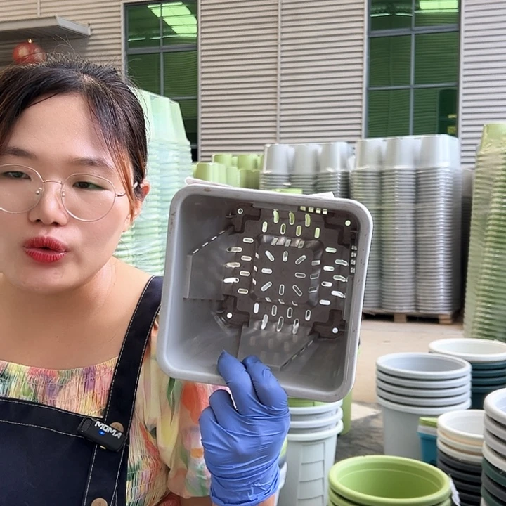 方盆F18灰白色5个无托