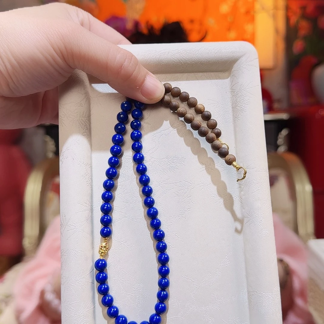 青金石手串未镶嵌手串