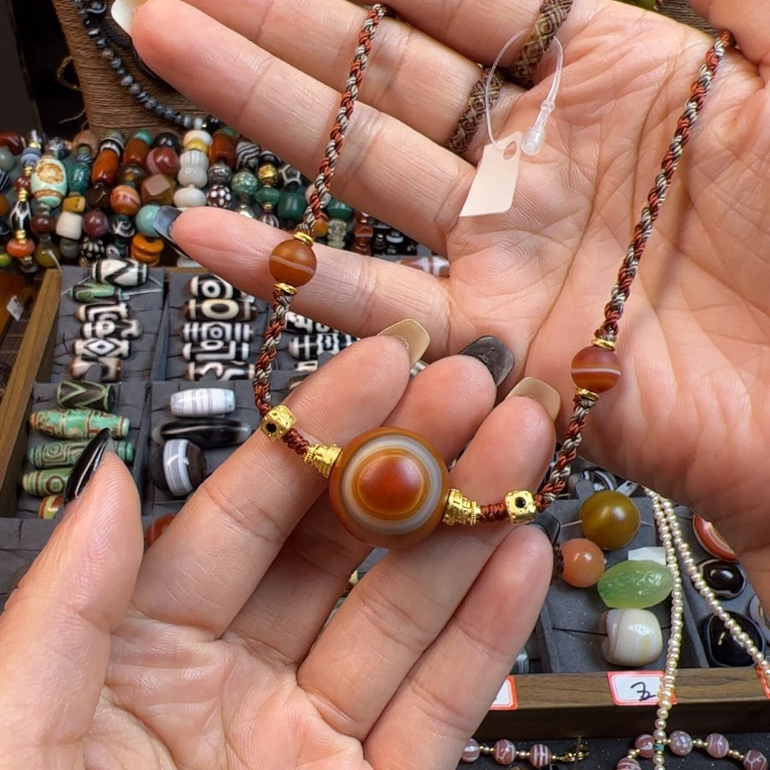 玛瑙/玉髓未镶嵌项链