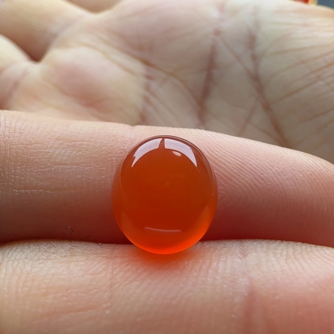 d***d南红玛瑙未镶嵌蛋面10.5-9.6