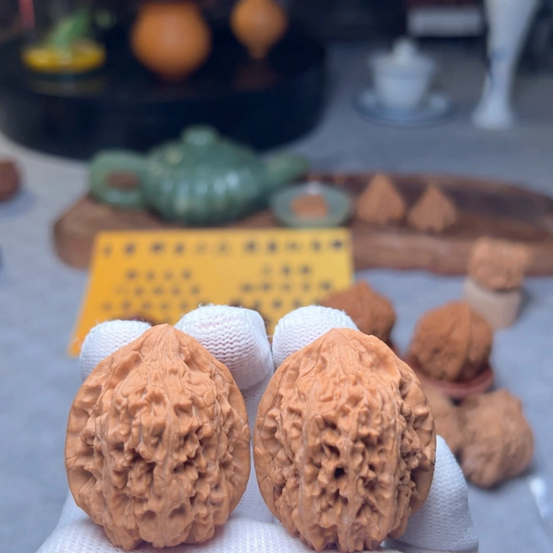 文玩核桃吊坠野生玉柱3252