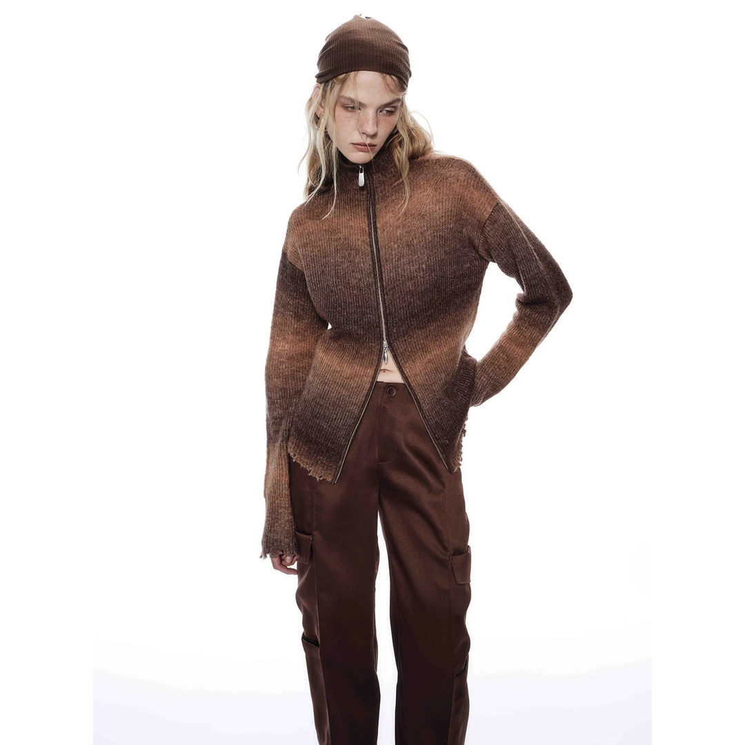 OUDE WAAG 设计师品牌 25早秋新品 渐变针织开衫 SOLSOL