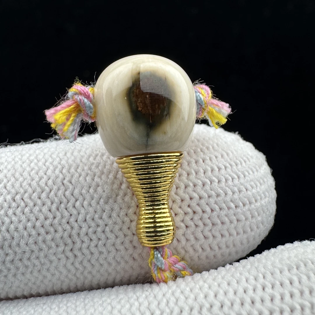 D7132天然猛犸牙 三通 10*18.8mm支持鉴定 假一罚四