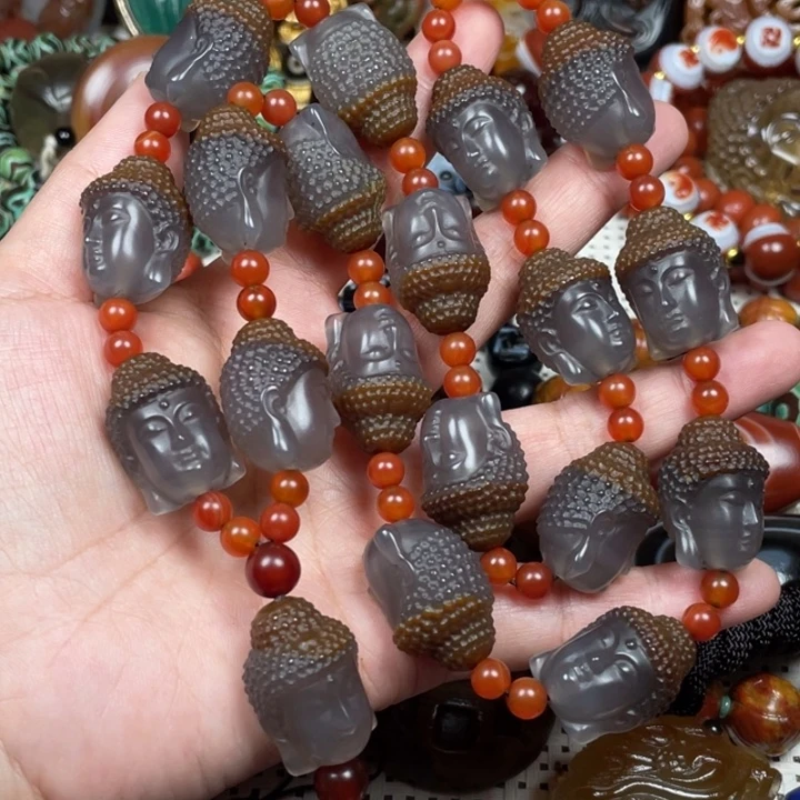 玛瑙/玉髓未镶嵌颈饰