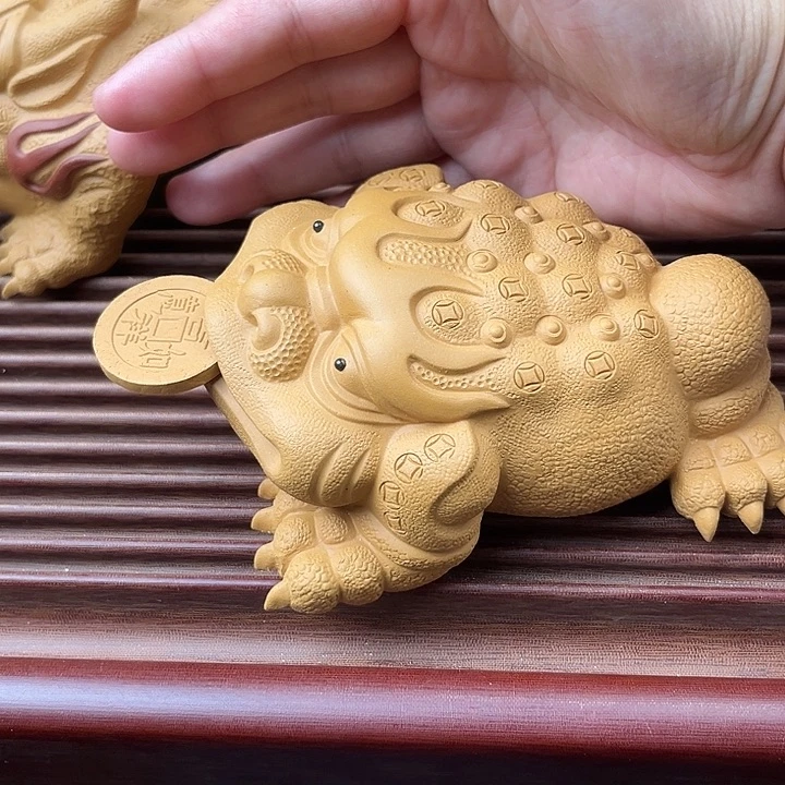 茶宠紫砂紫砂大金蟾