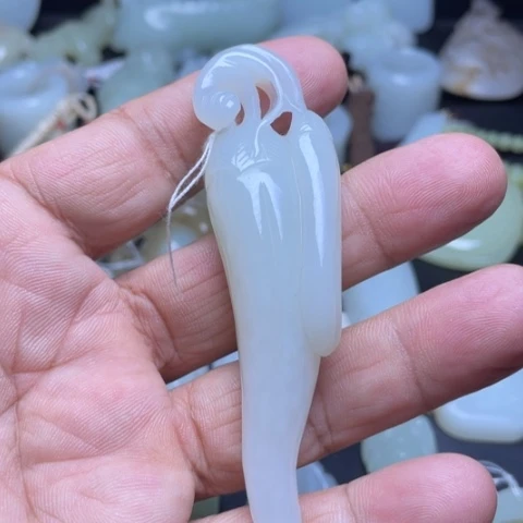 吊坠(不含链)未镶嵌和田玉