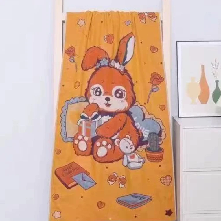 【小兔子浴巾】80×160cm纯棉浴巾