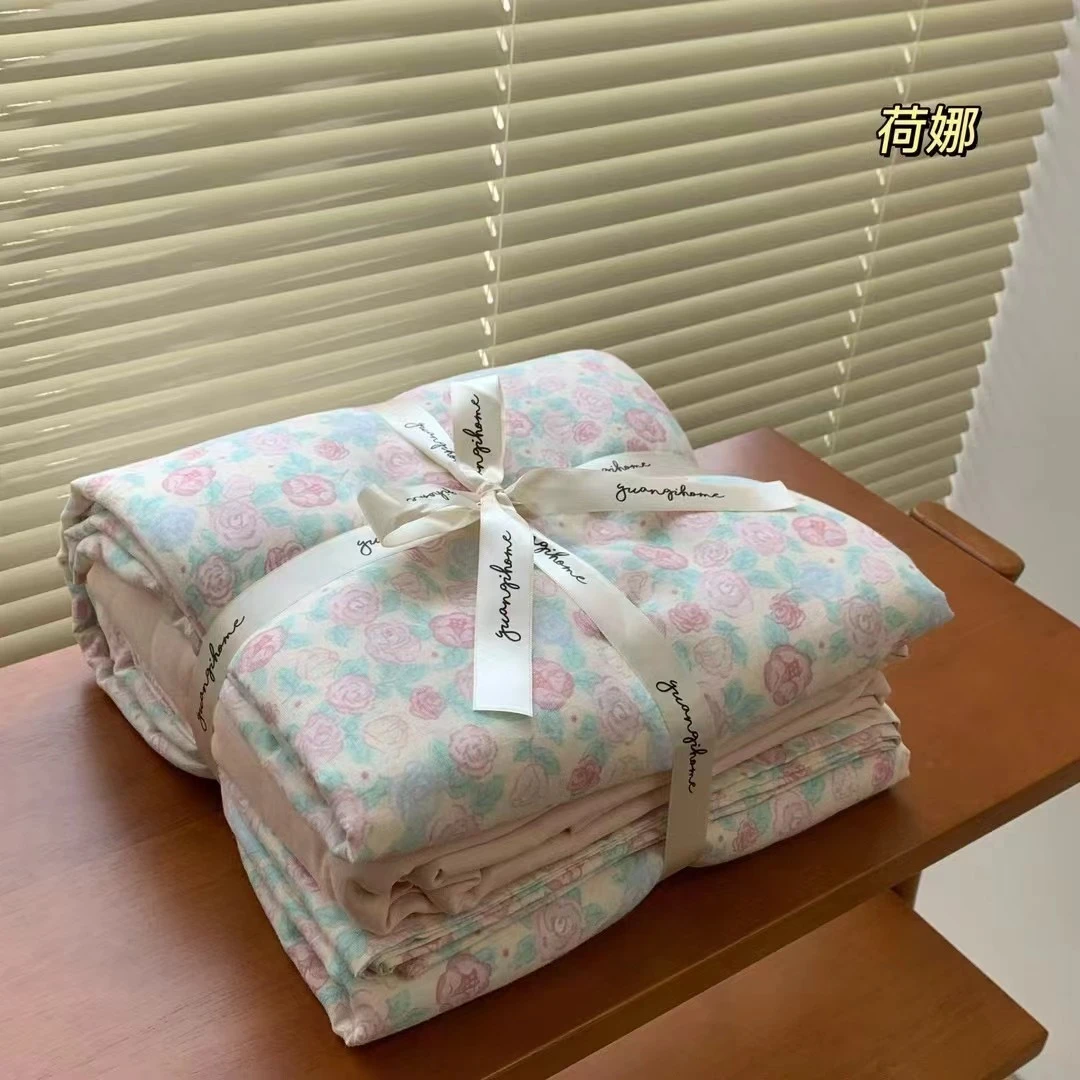 2025陶陶家居双层纱布四件套柔软