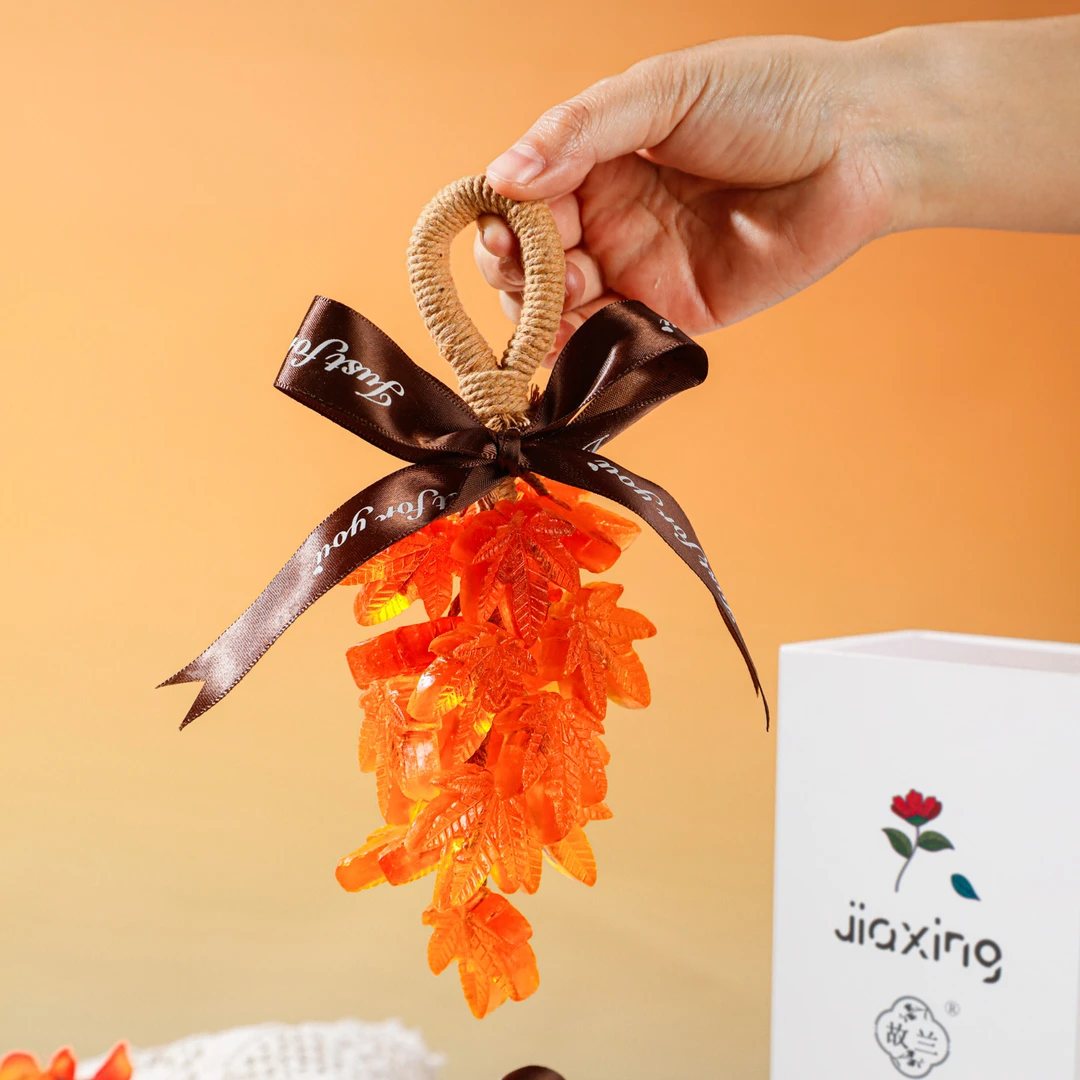 创意手工枫叶香薰精油皂可挂可洗能沐浴洗手还能作车载香薰送礼