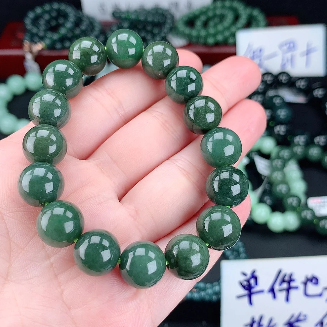 翡翠未镶嵌毛衣链