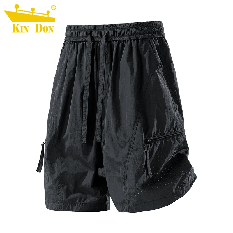 日系运动短裤男士夏季薄款休闲五分裤直筒冰丝宽松透气百搭裤子