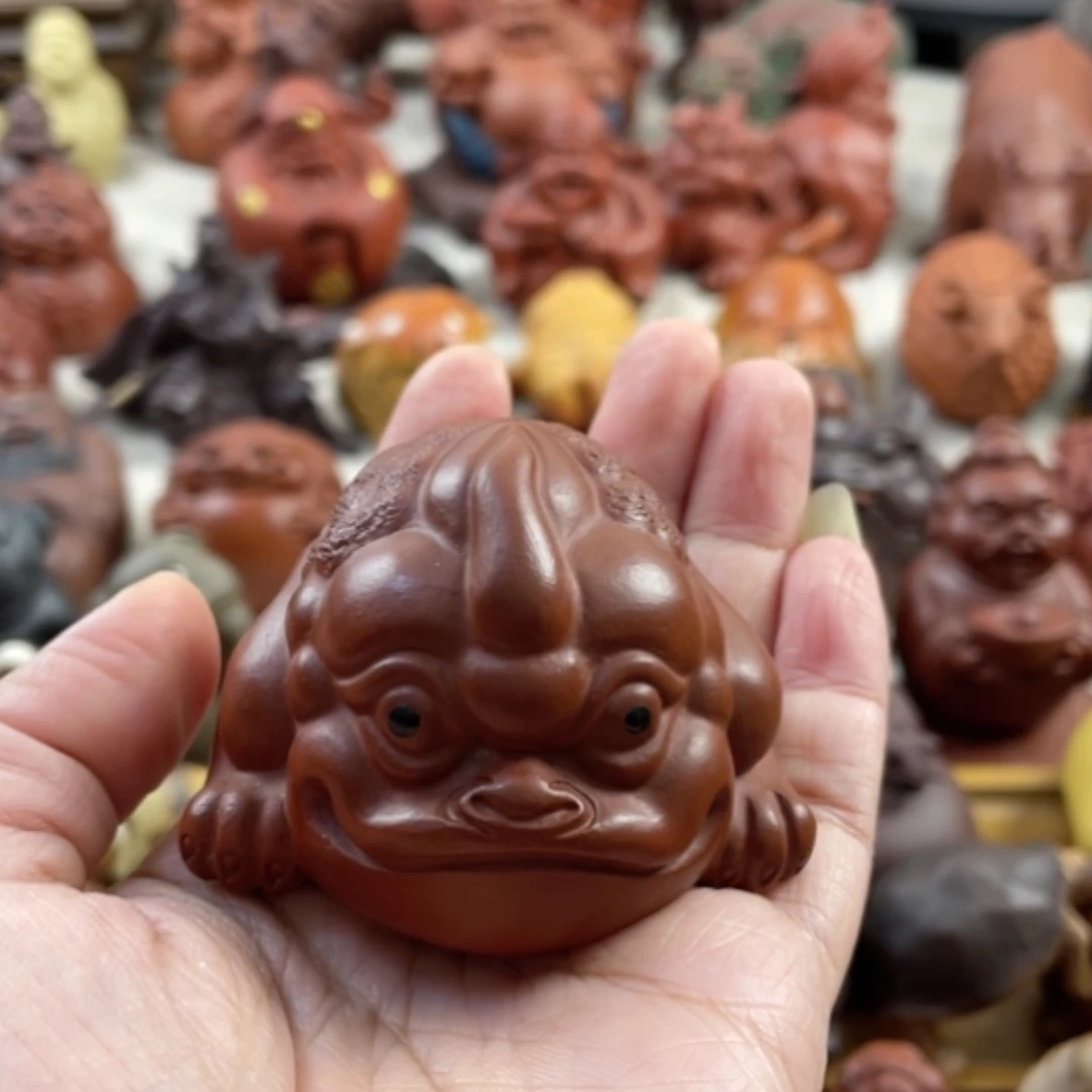 【闪购商品】紫砂茶宠紫砂金蟾