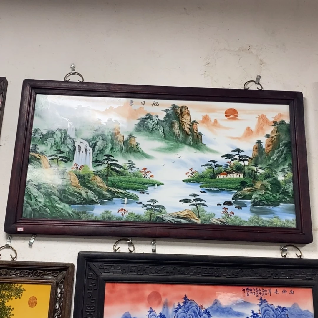 瓷120*66 景德镇瓷板画柴窑烧制