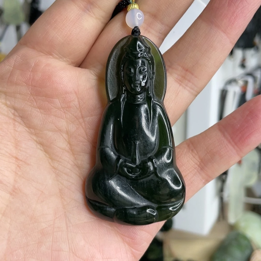 【闪购商品】岫玉颈饰未镶嵌k***7观音