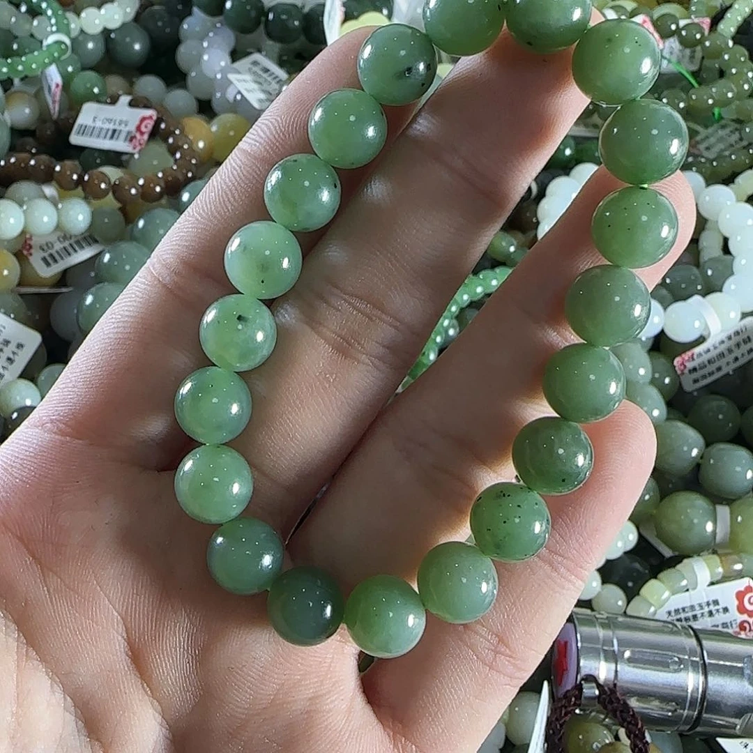 和田玉手链未镶嵌7