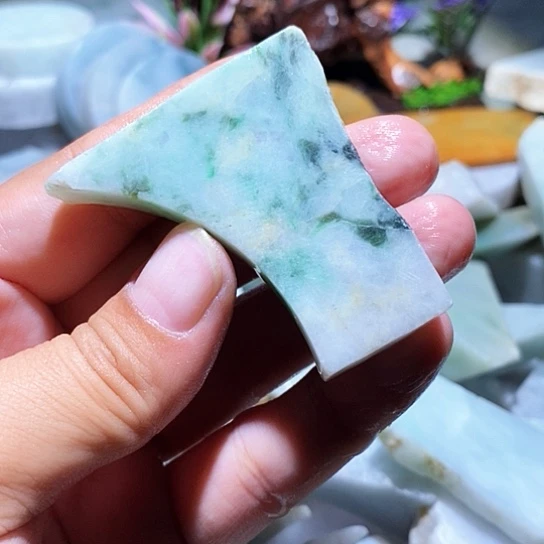 散珠翡翠边角料32