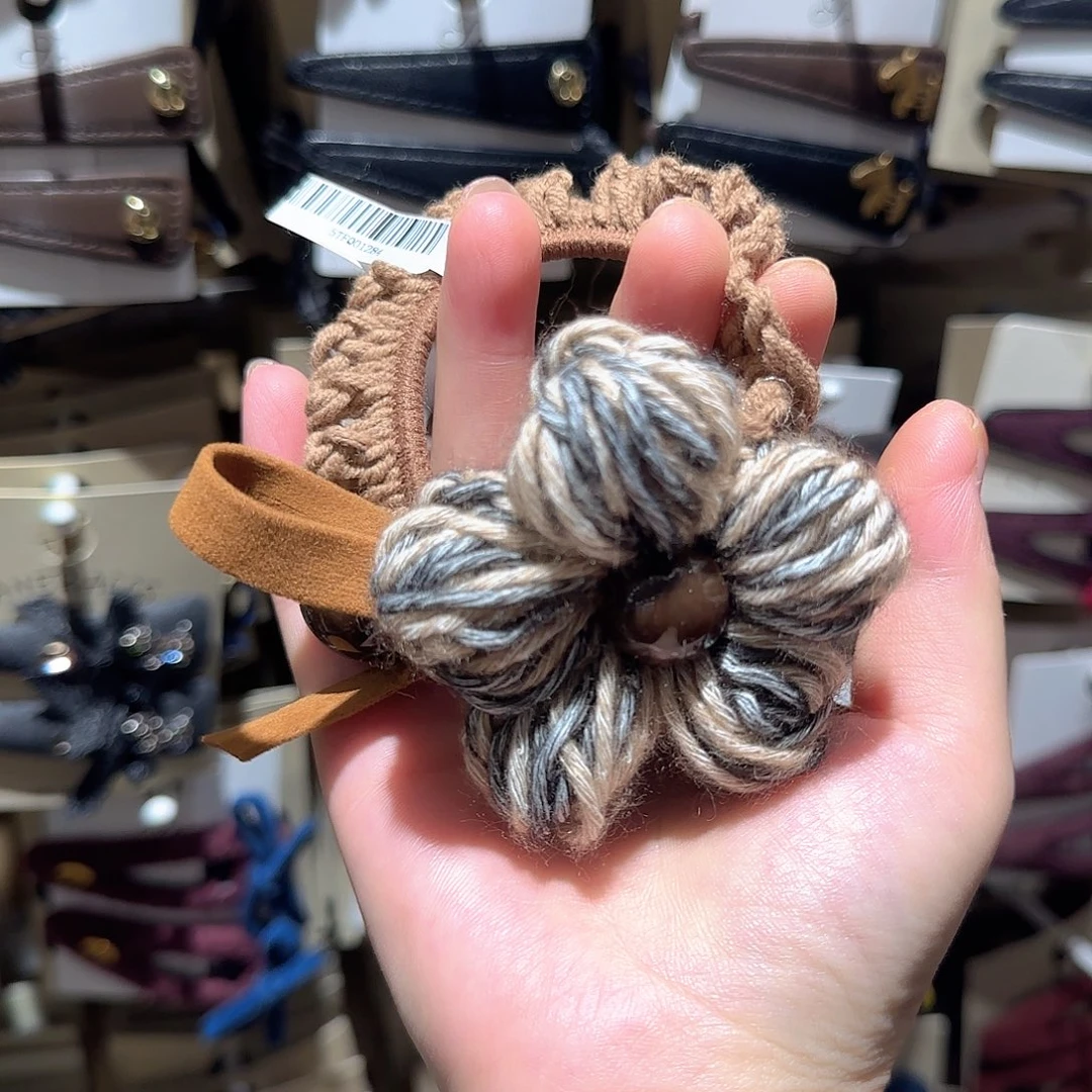 皮质非金属毛线发圈