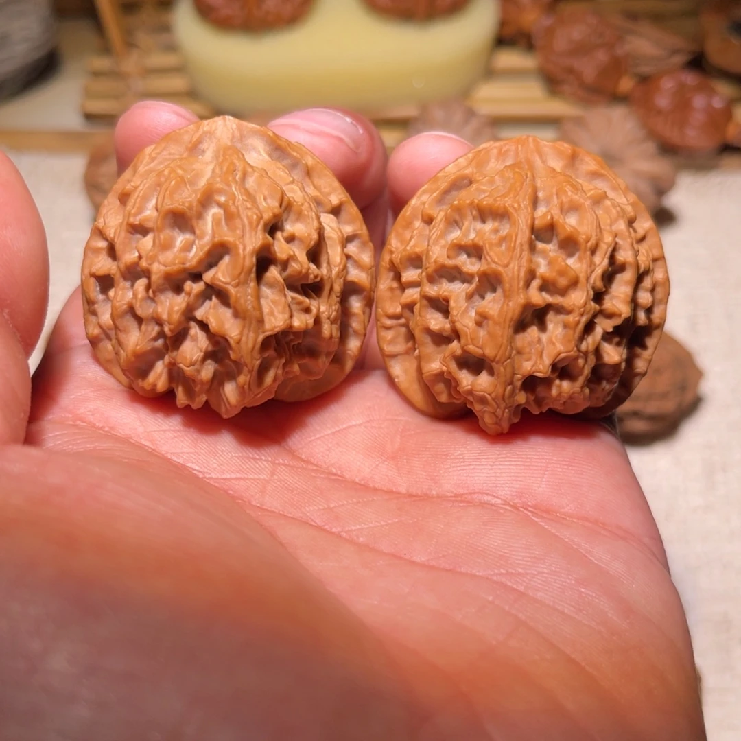 文玩核桃把件41原桩苹果