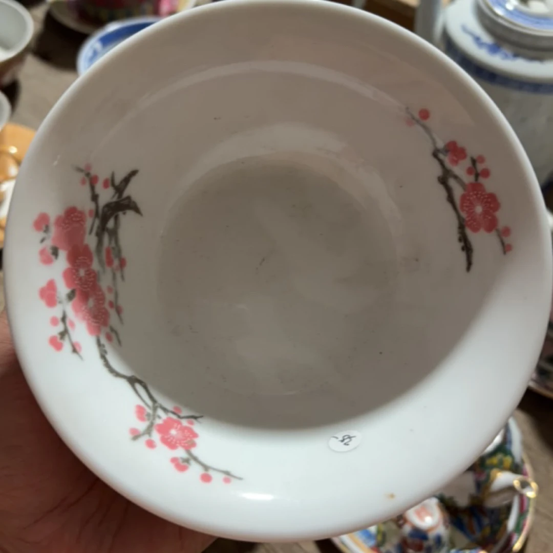 釉下红梅碗高温碗