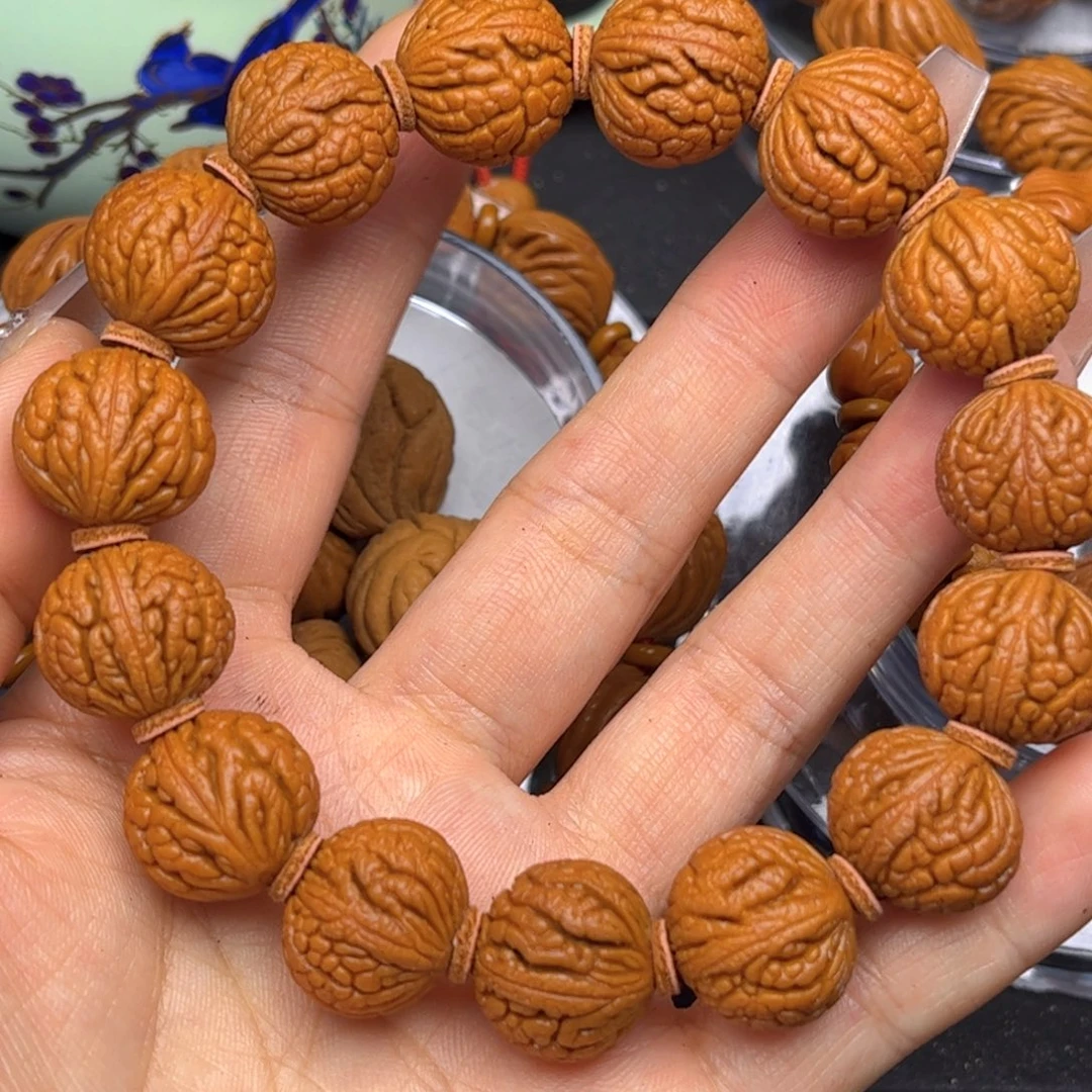 吊坠桃核秦岭龙纹桃核1